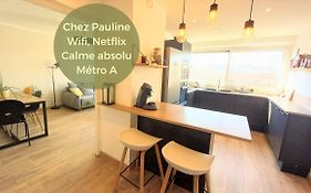 Magnifique Cocon - Metro A Republique - 2 Belles Chambres Avec Dressings - Wifi Gratuit - Netflix - Au Calme Absolu - Lumineux - Jardin Arbore Partage Dans La Residence